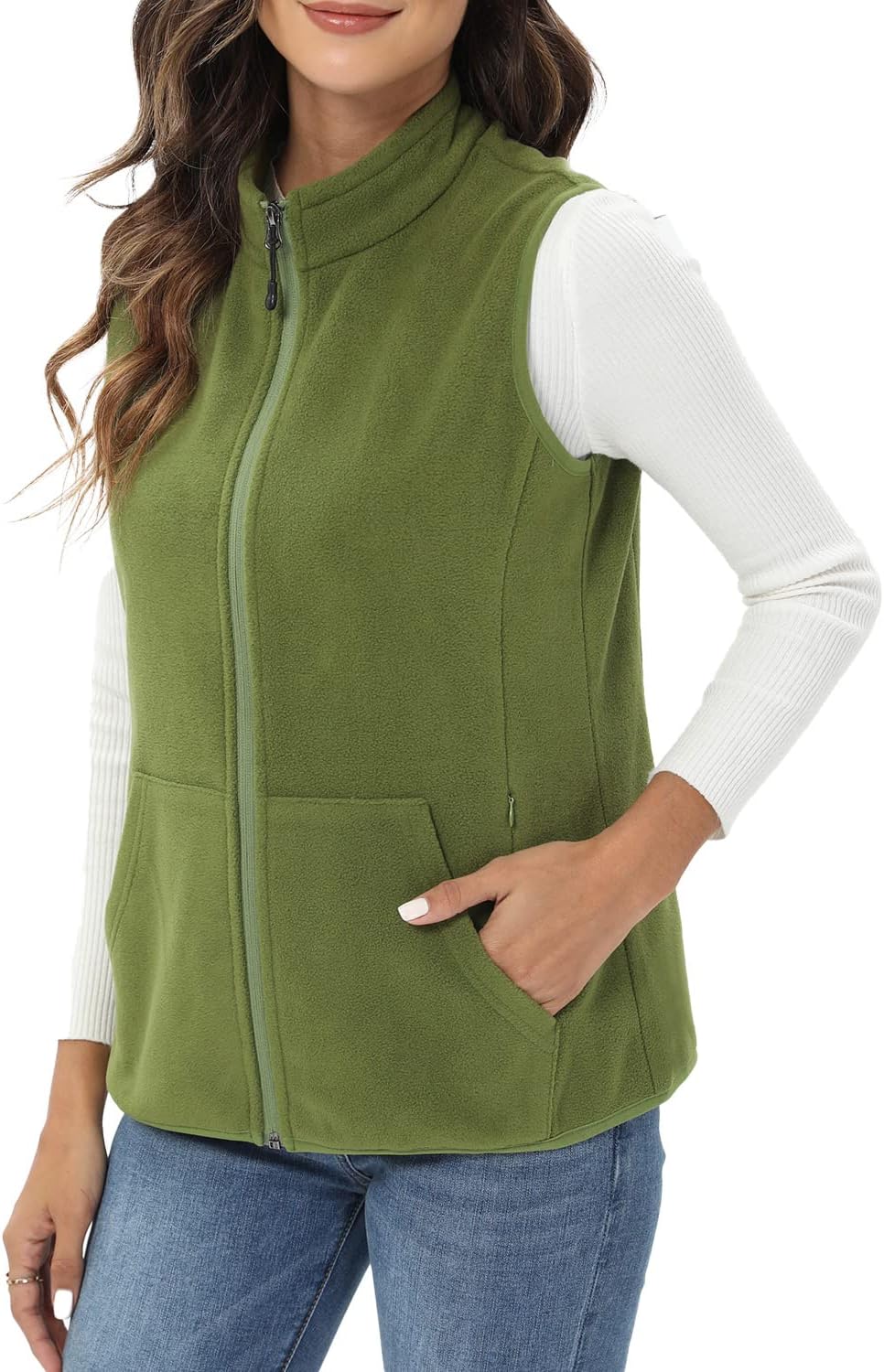 Xeoxarel Women's Fleece Vest with 6 Pockets (XS-2XL) - Image 4