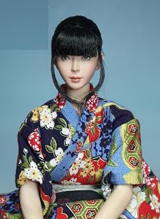 【TOYBARJAPAN】1/6 适用于TBLeague等素体 动作人偶 JKTOYS K-008 动作眼可动 亚洲美人女性头部 (不包含服装和素体) (A)