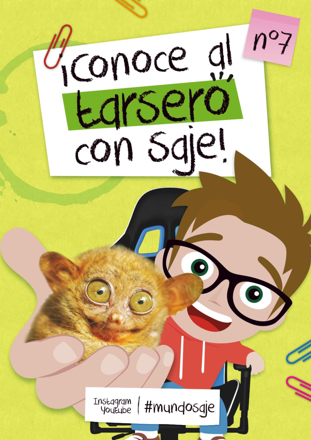 Conoce al tarsero con Saje (Conoce a los animales con Saje)
