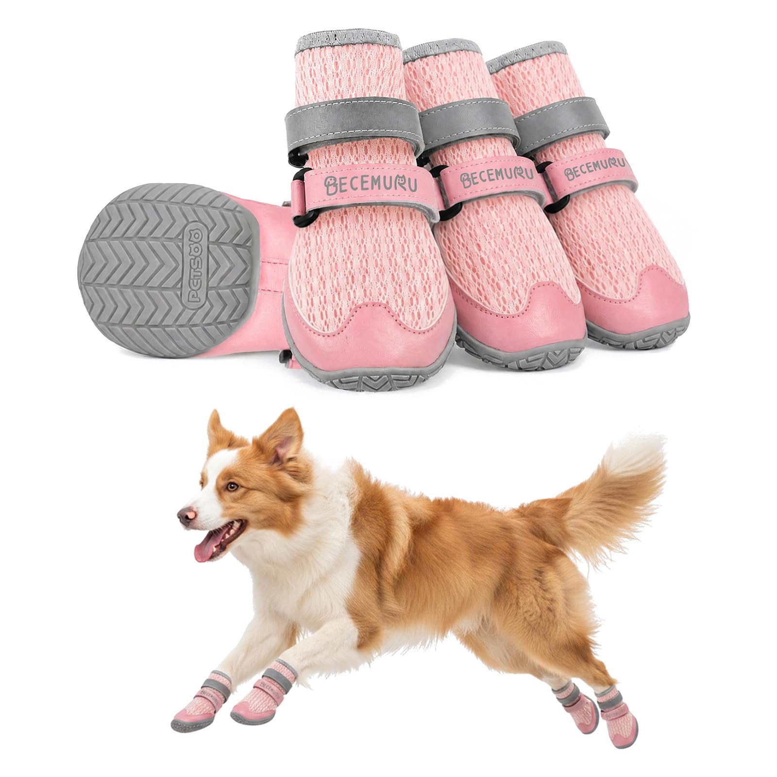 BECEMURU Dog Shoes for Summer