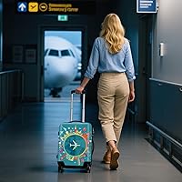 Vista 6 de WUJIAONIAO Funda para Equipaje de Viaje Funda para Maleta Protector 18-32 Pulgadas, Moda