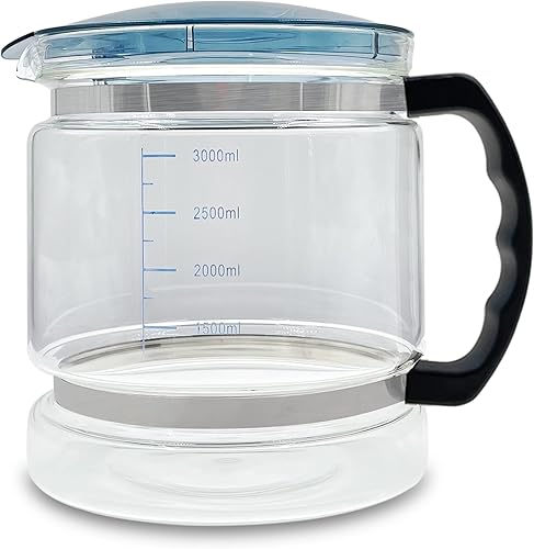 Miniatura 2 de Shurex Jarra de vidrio de 1 galón4L para destilador de encimera, contenedor de agua de botella de colección de repuesto para Megahome, CO-Z, VEVOR,