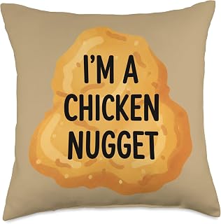 Chicken, I'm A Chicken Nugget Nugget Pride Throw Pillow