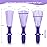 Detangling Hair Brush, Detangling brush for Adults and Kids, Comb Set for Kinky Curly Coily and Wavy Hair, For Wet and Dry Hair, Afro American Type 3a-4c, Comfortable Grip(Purple)
