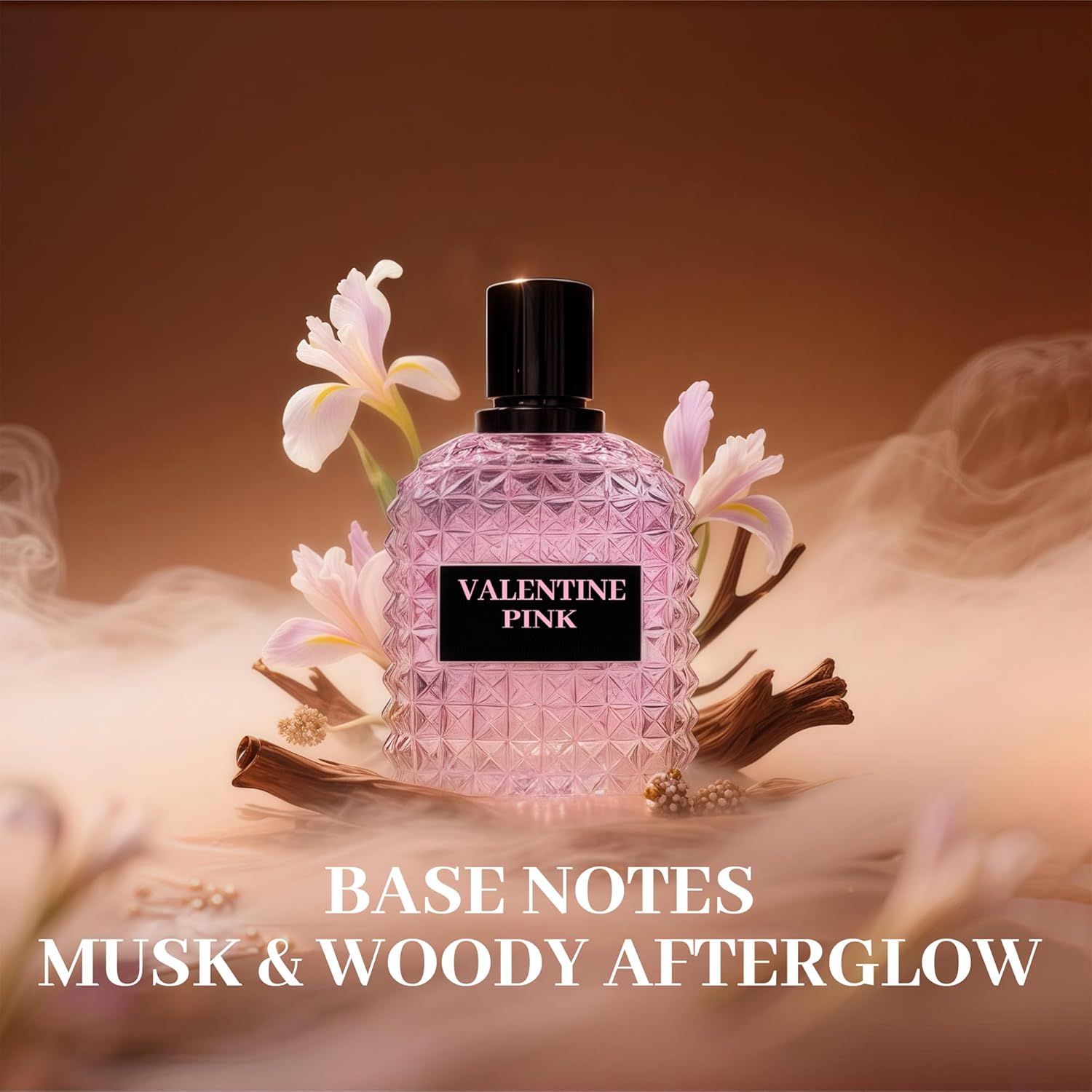 A CENTER Valentine Pink&Paris Women Perfume Set for Women - Floral Fragrance Gift Set with Floral Fruity Scent| 3.4 Fl Oz Each Eau De Pafume for Office Wear