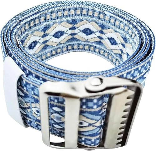 LAMBOX Gait Belt Transfer Belt with 2-inch Soft and Comfortable Jacquard Webbing for Caregivers, Seniors, Elderly, etc. (60 inch, Color6) - Thumbnail 4