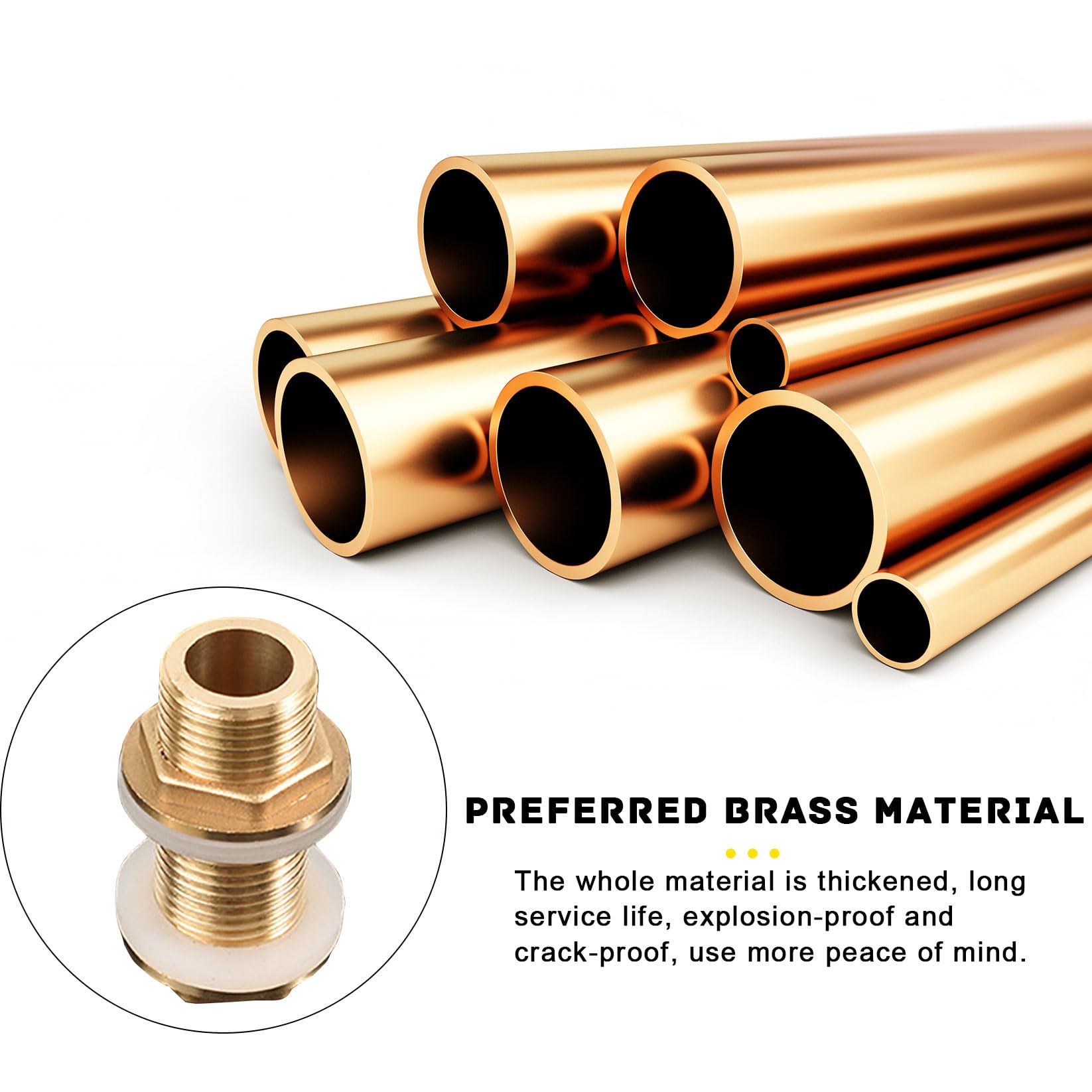 Messing Schottverschraubung G3/4 - 2 Stück Set Für Wassertanks & Pumpen