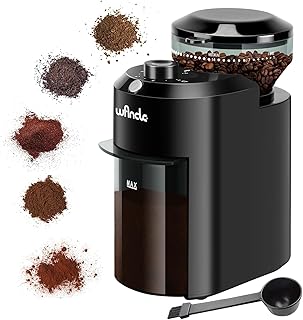 Wancle Adjustable Electric Burr Coffee Grinder