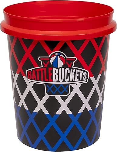 Miniatura 4 de Battle Buckets - Juego de pelota gigante para patio con pelotas y cubos duraderos, juego al aire libre para césped, patio trasero y playa, juego