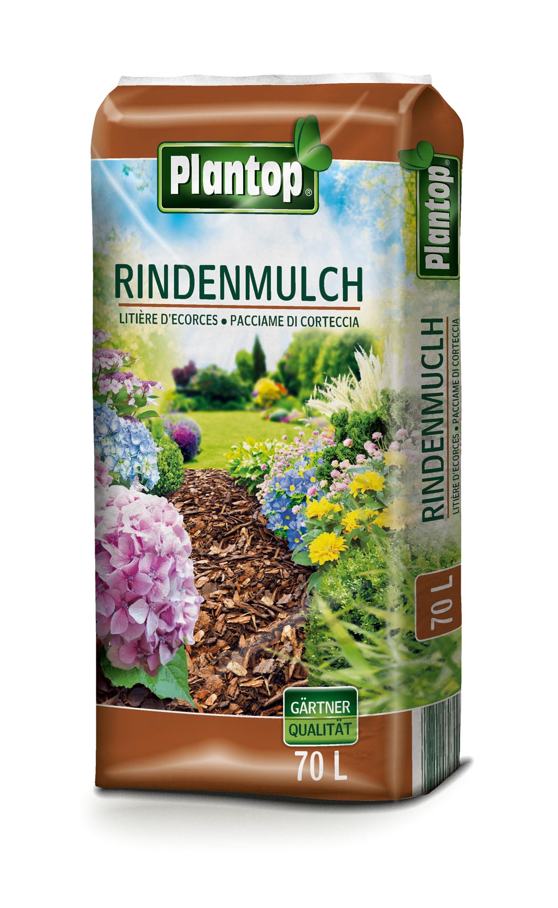 Rindenmulch Plantop 70 Liter Körnung 10-40mm