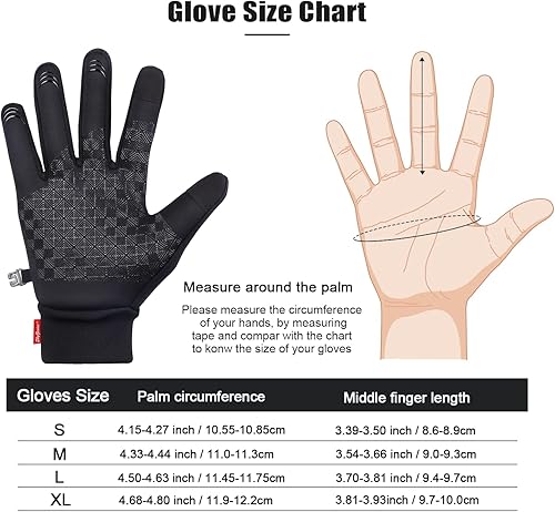 Miniatura 7 de Guantes de invierno SkyGenius, guantes de ciclismo, motociclismo, resistentes al viento, guantes delgados para actividades al aire libre