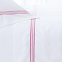 Vista 10 de Pine Cone Hill Trio - Sábana plana negra, tamaño individual, patrón sólido negro