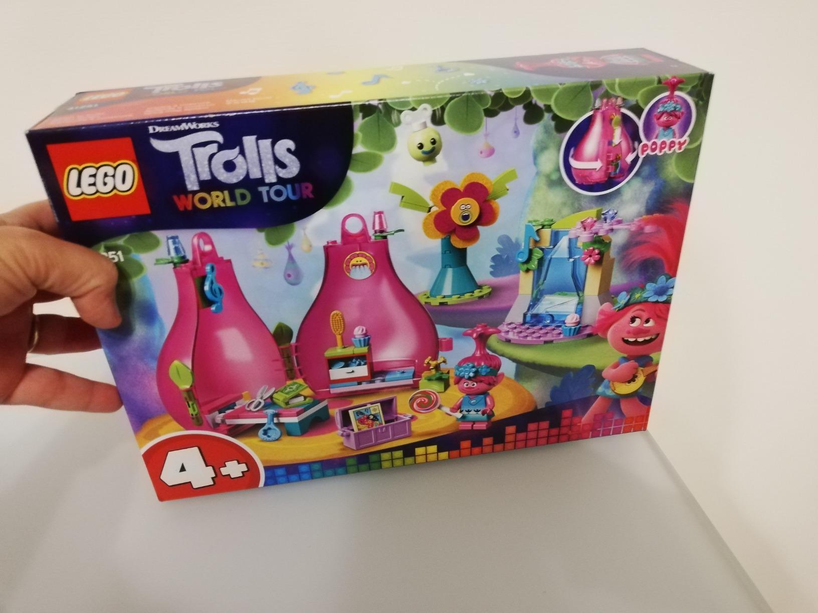 LEGO Trolls World Tour Poppy’s Pod 41251 Trolls Playhouse Building Kit ...