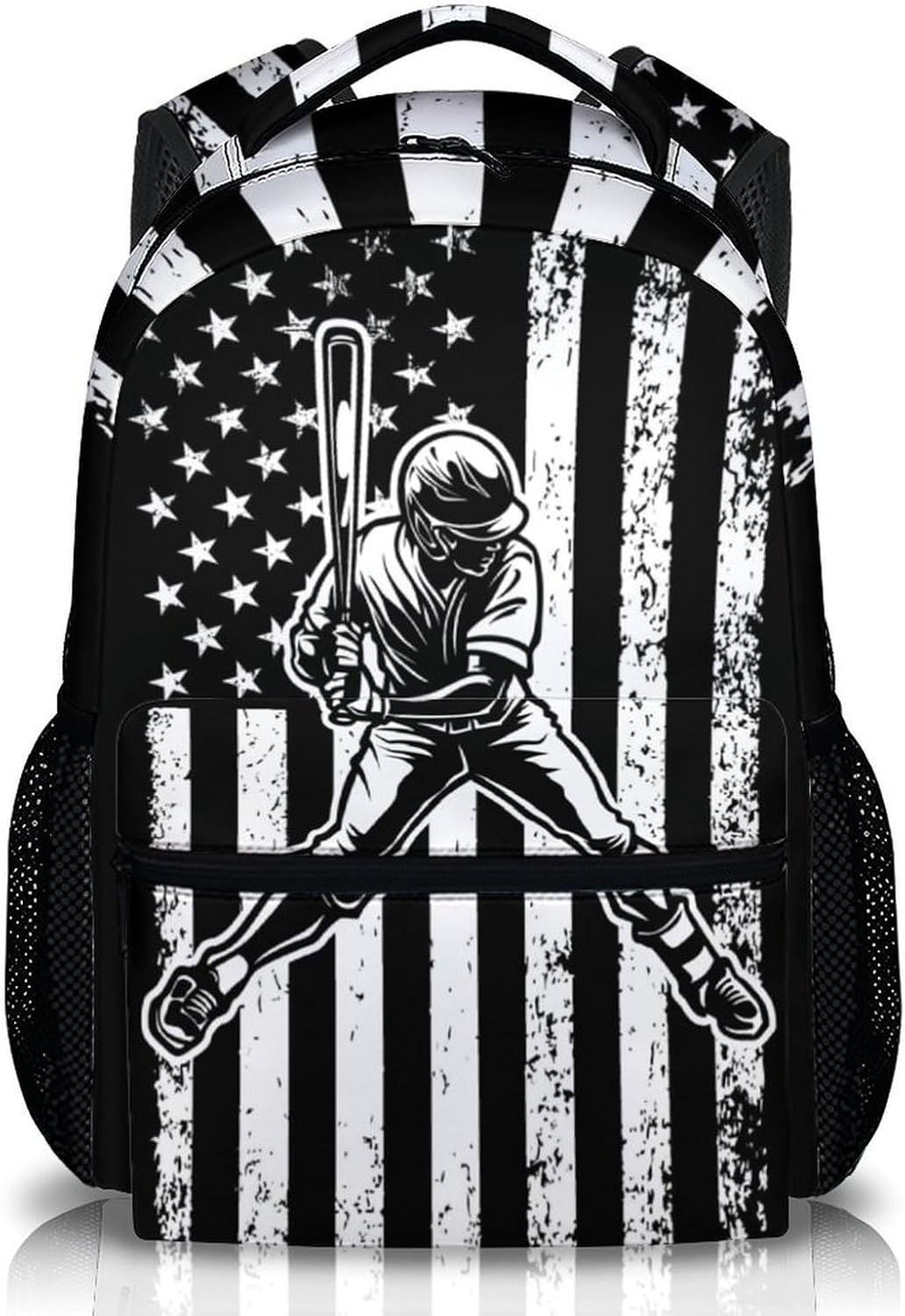 Kids Backpack for Boys, Baseball School Backpacks for Sports Lovers, 17'' Lightweight Baseball Bookbag for Elementary Middle School, Back to School Gifts