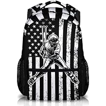 School Backpack for Boys, Football Backpacks for Teens Boys Age 6-18, Sports Bookbag for Primary, Middle Senior High School, 17 Inch Large Capacity Schoolbag Supplies Gifts