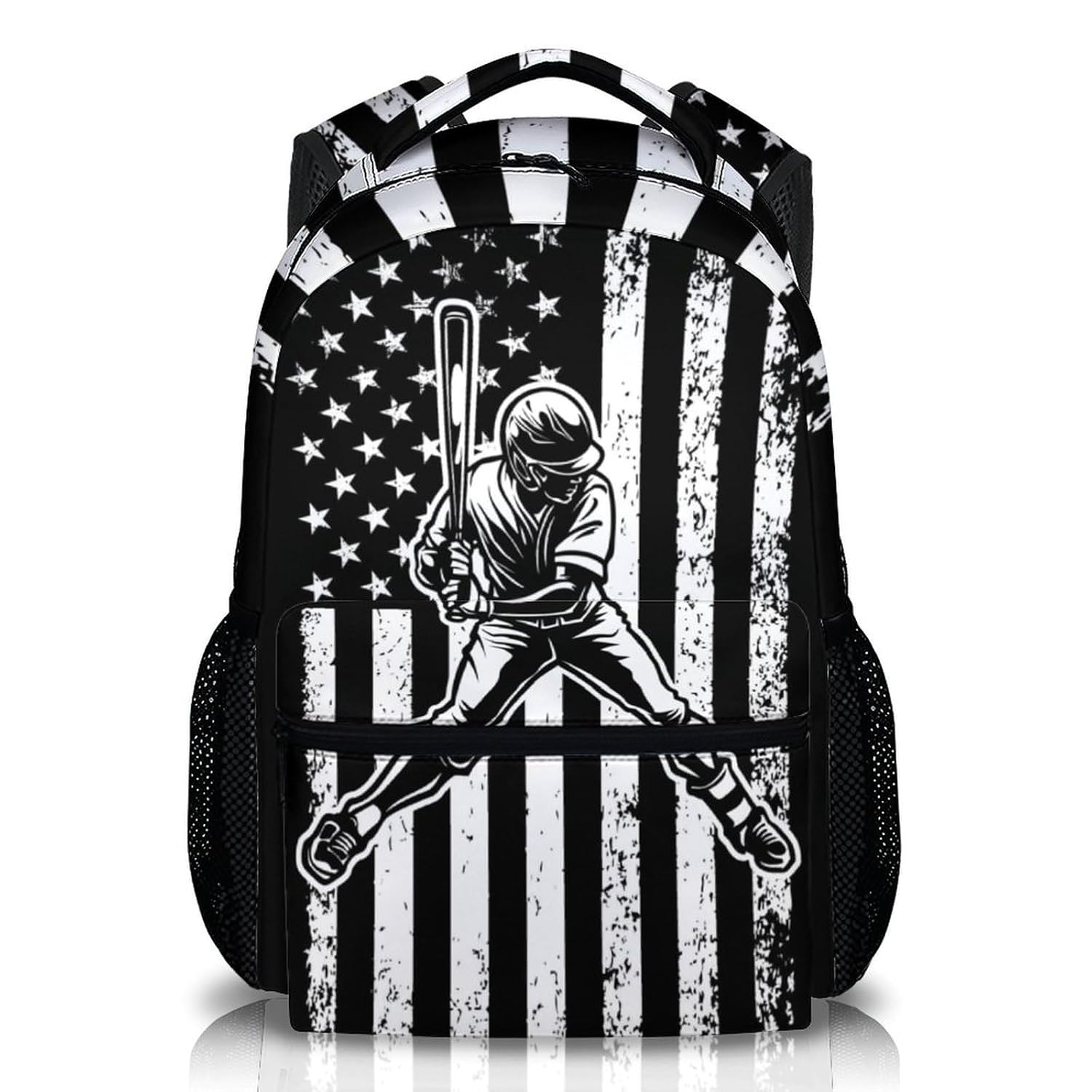 Kids Backpack for Boys Baseball School Backpacks for Sports Lovers 17 Lightweight Baseball Bookbag for Elementary Middle School