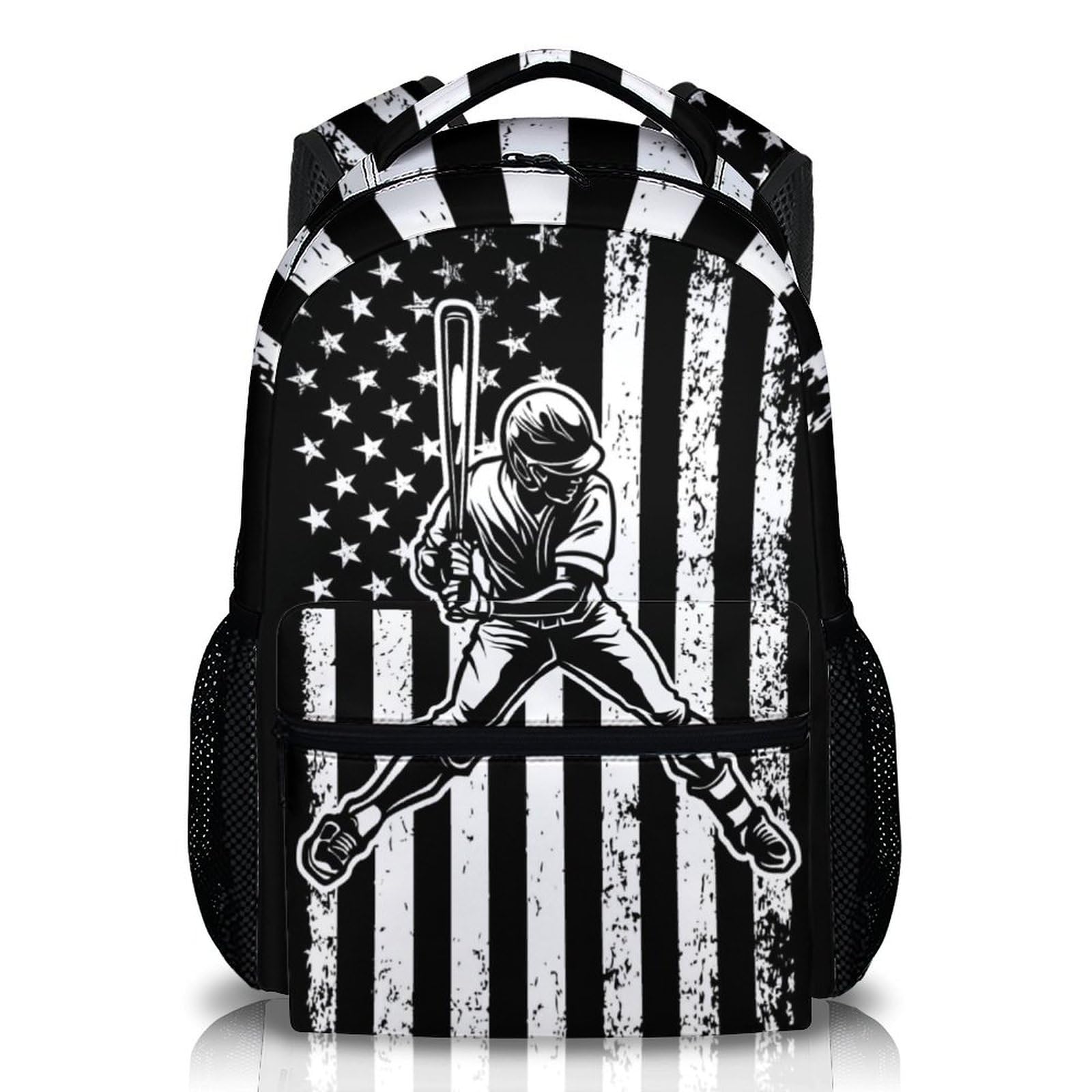Kids Backpack for Boys Baseball School Backpacks for Sports Lovers 17 Lightweight Baseball Bookbag for Elementary Middle School