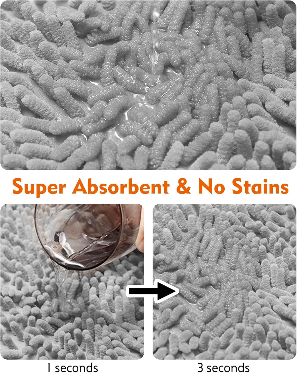 review BNOSDM Absorbent Chenille Mats for Dogs 67
