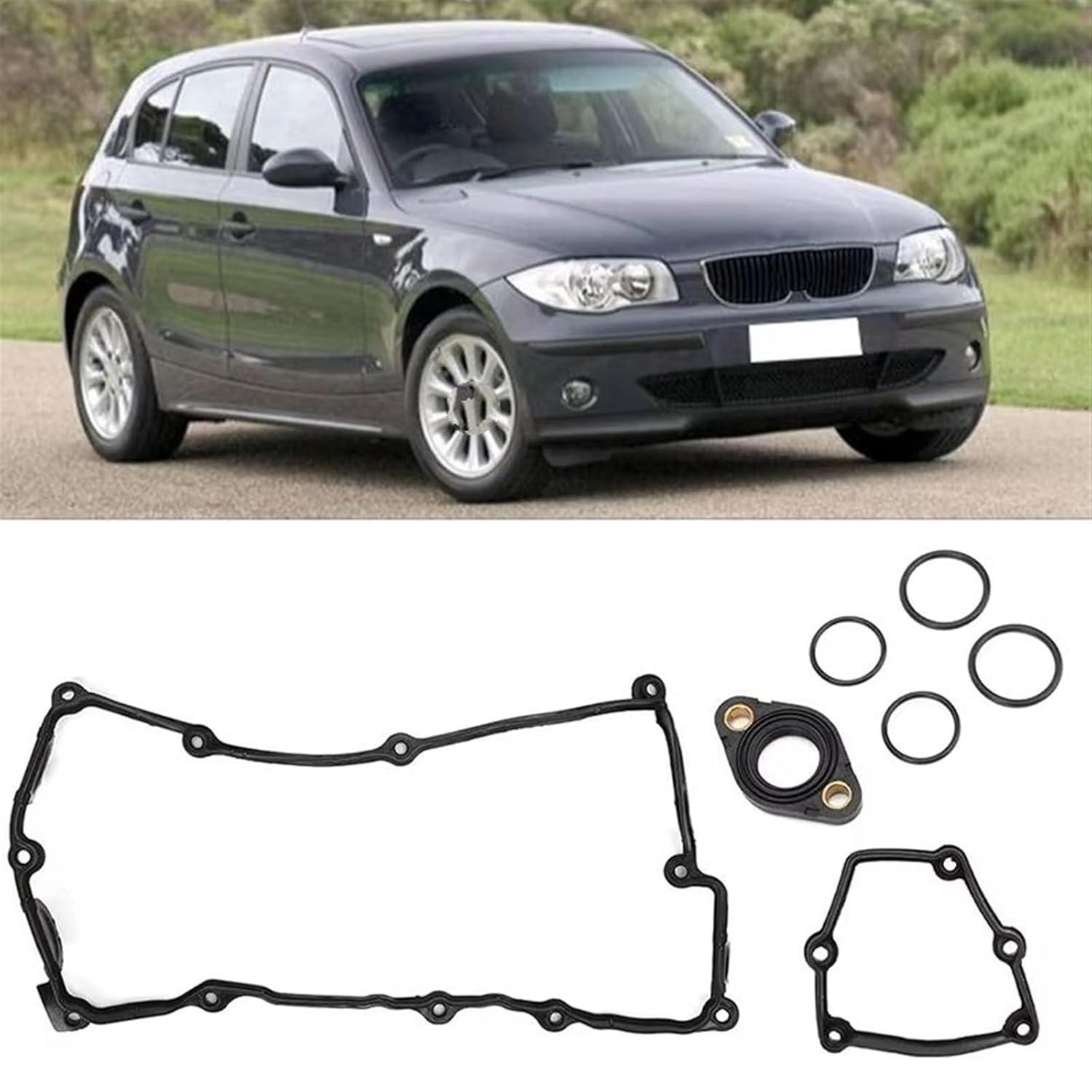 Car Engine Valve Seals for BMW for E87 120I E46 318I E90 320I X3 N46 N42 11120032224 11120028033 Car Engine Cylinder Head Valve Cover Gasket