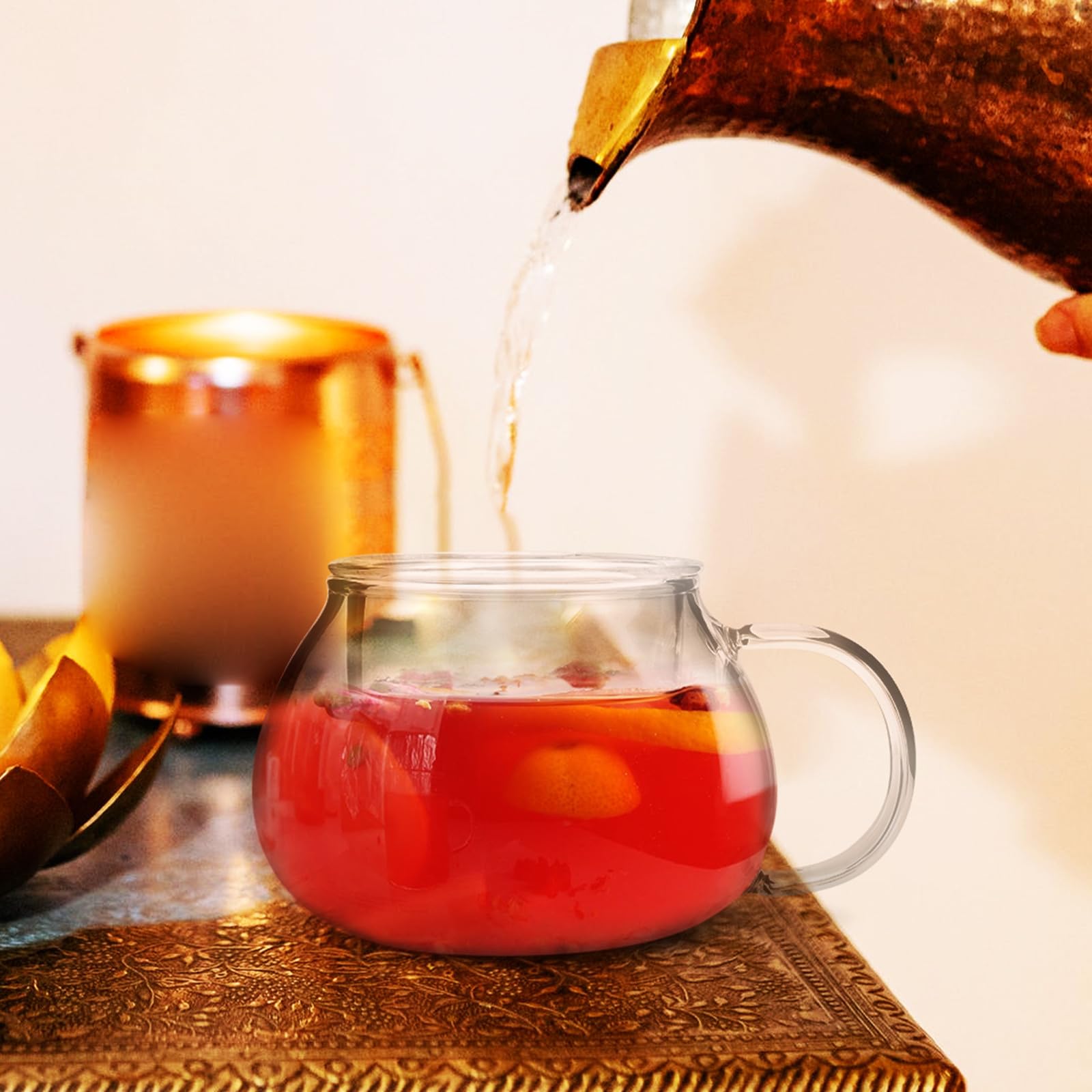 VANZACK Keramiktasse mit Pilzdesign und Integriertem Teesieb Hitzebeständig 300ml Fassungsvermögen für Zuhause und Büro als Bezaubernder Teebecher