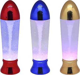 YAKii 10.5" Tornado Lamp LED Color Changing,Tornado Maker Science Toy, Battery/USB Cable Operated