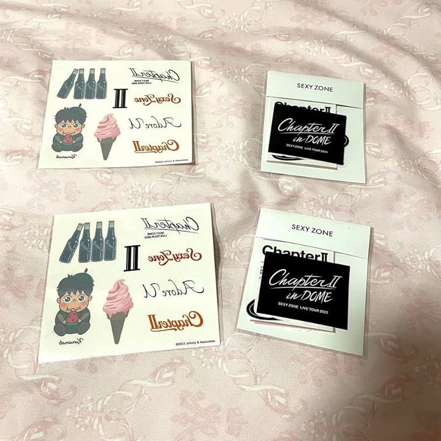 Amazon.co.jp: SexyZone timelesz Chapterll 会場限定ステッカー