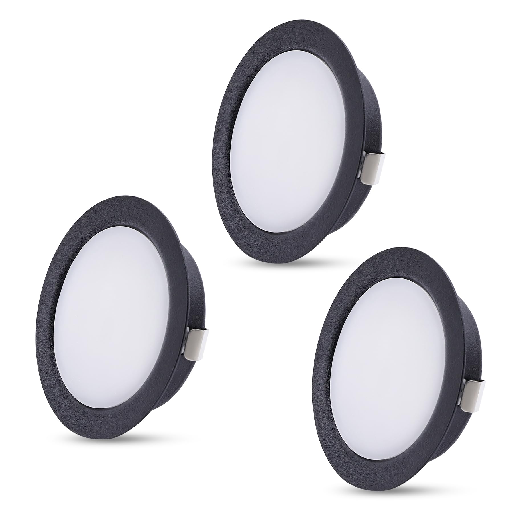Spots LED Encastrables KYOTECH Lot De 3 - 3,5W G4 4000K IP44 - Pour Meubles Cuisine Et Salle De Bain