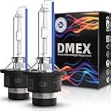 DMEX D2S - 35W - 8000K White Blue Xenon Headlight HID Bulbs 85122 66240 66040 66240CBI Replacement - Pack of 2(Not fit Halogen Headlight Assembly)
