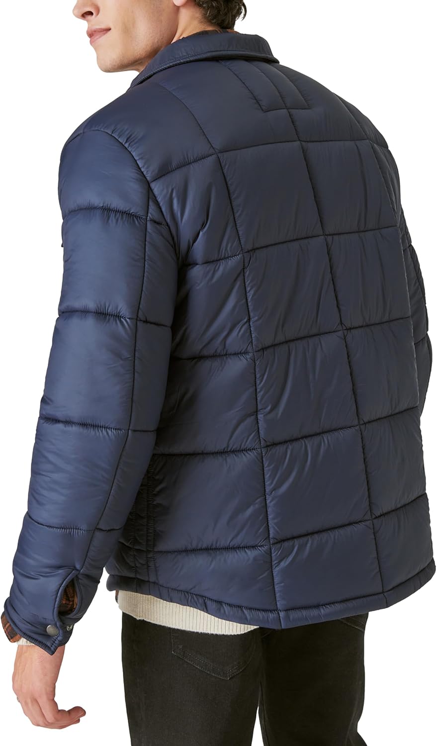 Lucky Brand Men's Lucky Brand Men's Quilted Nylon Shirt Jacket