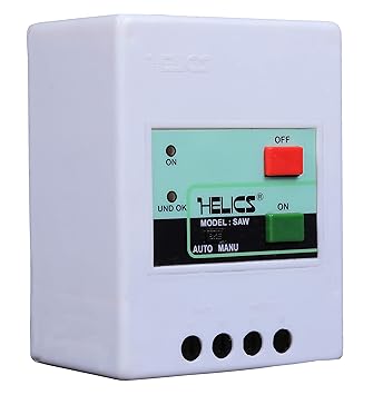 HELICS(SAW-420): Automatic Water Level Controller (Two Tanks Controllable) for Overhead & Underground Tanks with Sensor
