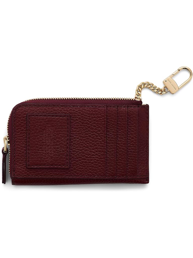 Red Marc Jacobs The Leather Top Zip Multi Wallet