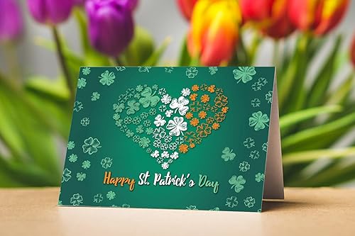 Miniatura 7 de Stonehouse Collection Tarjetas de felicitación del día de San Patricio surtidas  Tarjetas irlandesas de la suerte  Tarjetas de trébol  Tarjetas de