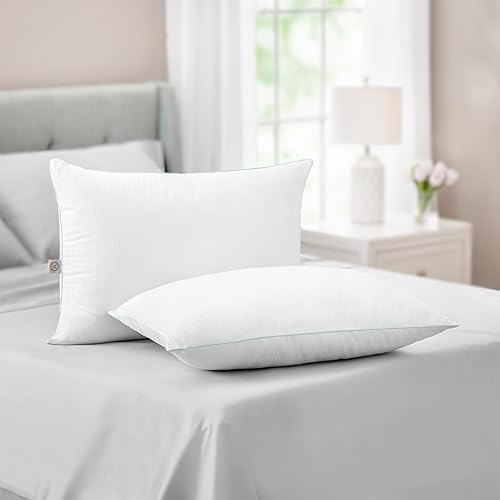 Miniatura 1 de MARTHA STEWART Almohada de cama, King, blanco, 2 unidades