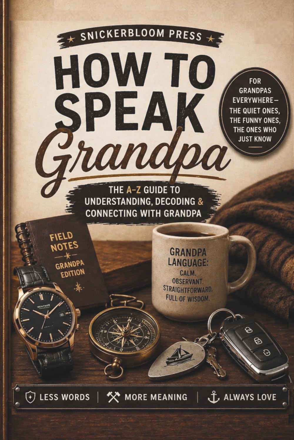 How to Speak Grandpa!: A Heartfelt Gift Filled with Grandpa Wisdom, Love, Life Lessons, Humor, and Family Memories! Perfect for Father's Day, ... Day, Just Because, Family Humor, & Real-Life)