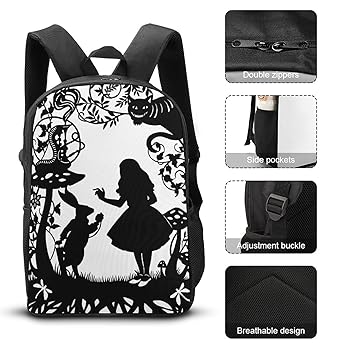 Disney 不思議の国のアリス　チェシャ猫 バックパック　日本未発売 Amazon.co.jp: リュック 不思議の国のアリス チェシャ猫