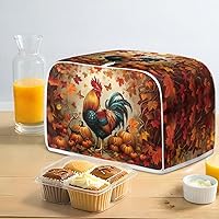 Vista 43 de Marbling Butterfly Print 2 Slice Toaster Dust Cover, Kitchen Small Appliance, Anti Dust and Fingerprint Bread Machine Cover