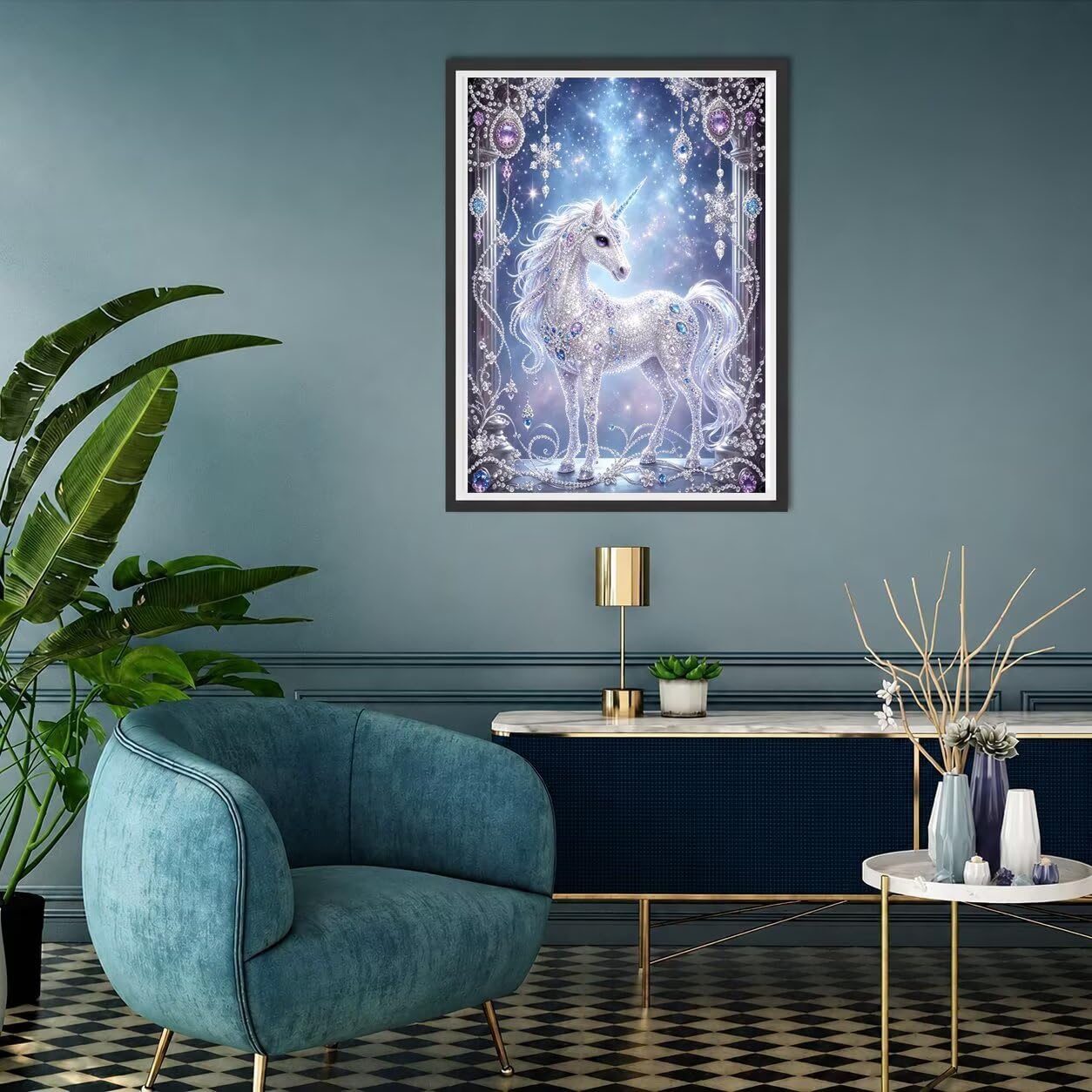 5D Diamond Painting Kit Completo Animale Pittura Diamante DIY 60x80-1432