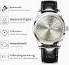 Taxau Waterproof Watches Men's Gentleman Men's Watch Business Leisure Men's Watches Luxury Watch Arabic Numerals Men's Watch with Date and Day Display Watches for Men