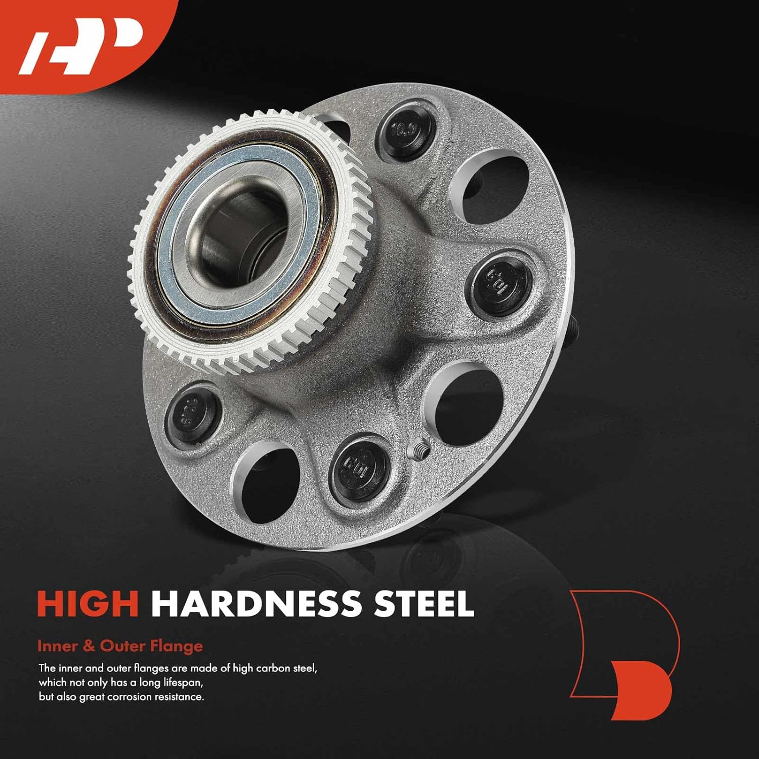 A-Premium Rear Wheel Bearing and Hub Assembly with 5-Lug Compatible with Acura CL 2001 2002 2003, FWD Only