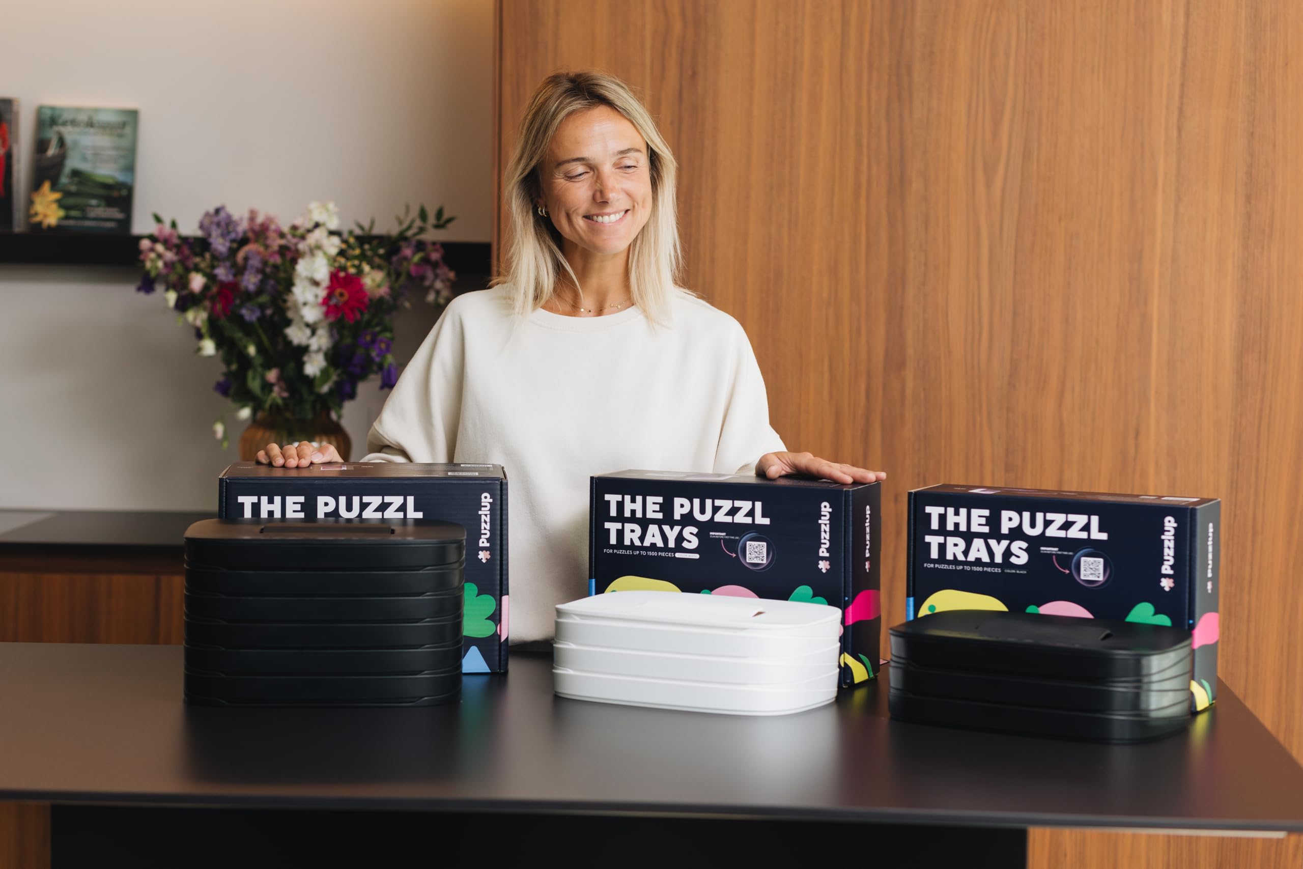 Puzzlup Vassoi Impilabili per Organizzare Puzzle