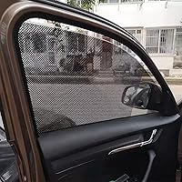 Vista 8 de Parasoles laterales para ventanas de coche, 4 piezas de películas adhesivas de sujeción estática, protector de rayos UV y privacidad, reutilizables