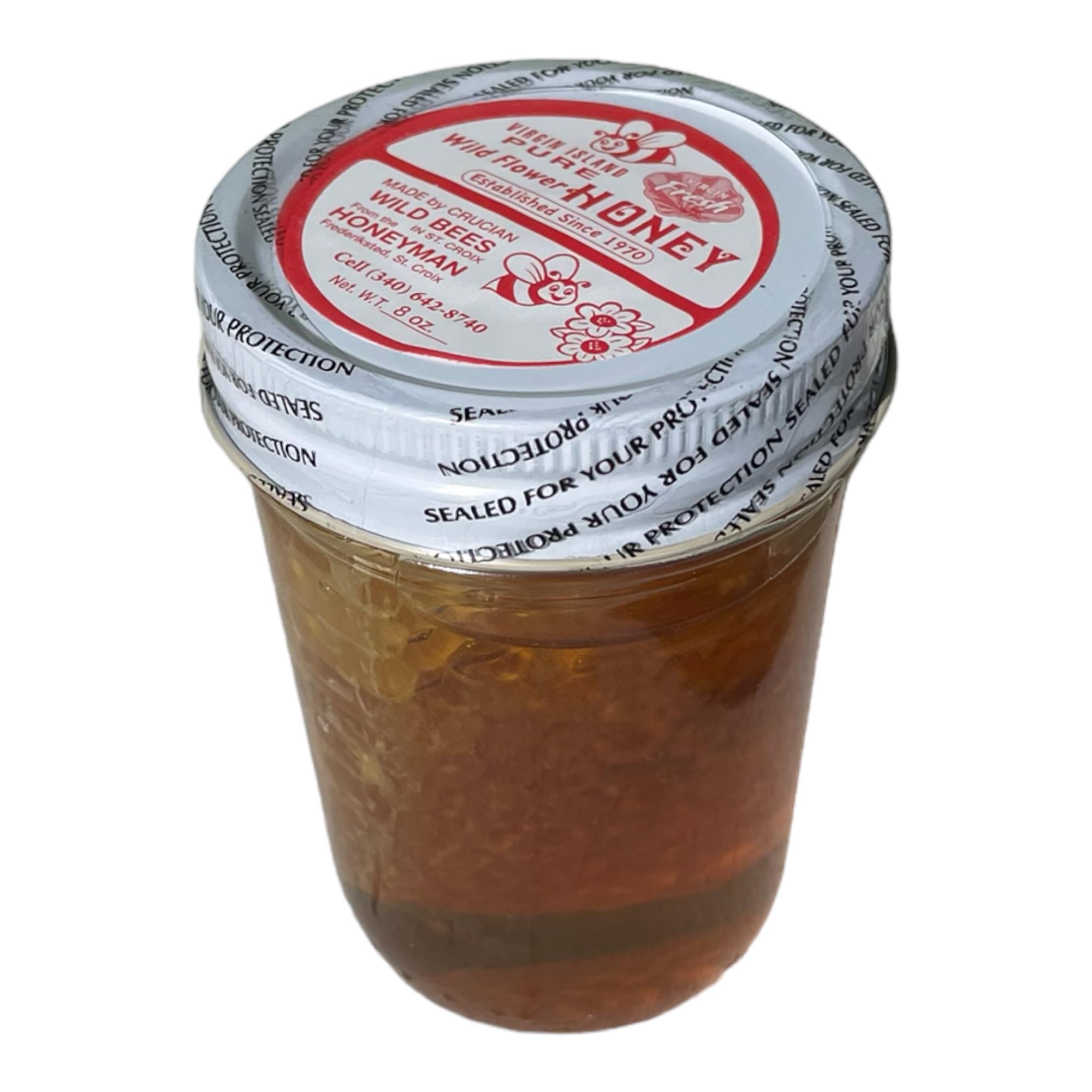 Amazon.com : THE VI HONEYMAN Wildflower Honey with Honeycomb