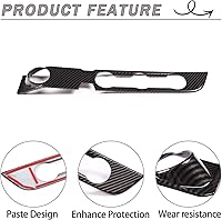 Vista 3 de Lcojicep Cubierta de panel de botón de aire acondicionado, accesorios de automóvil compatibles con Tacoma 2016-2020