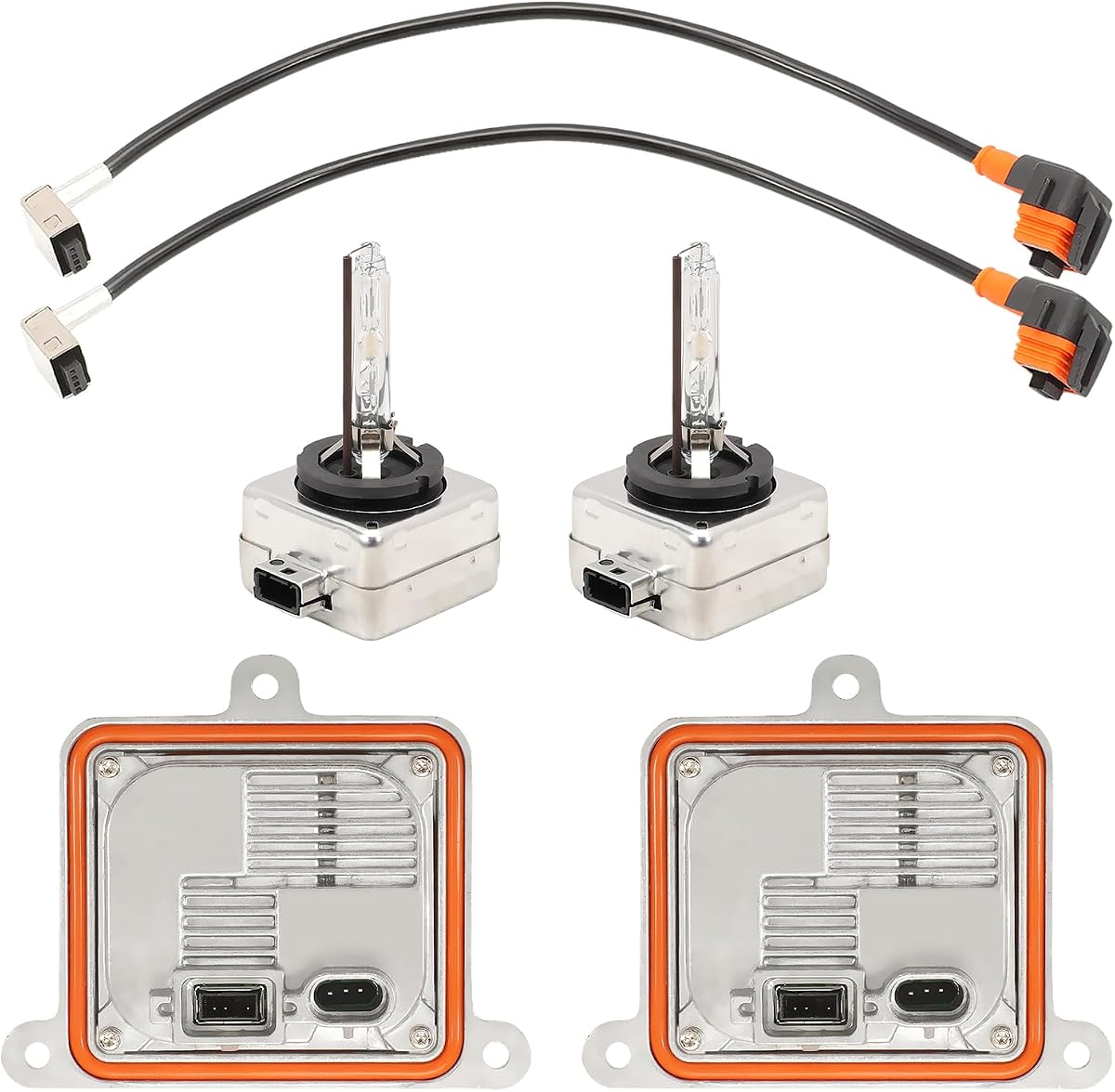 2PCS Xenon Headlight Ballast w/Igniter & D3S for Chevy Blazer Impala | 13587843 for Malibu Suburban Tahoe Cadillac Escalade Yukon 2014-2020 HID Module Control Unit 13503432,13587720
