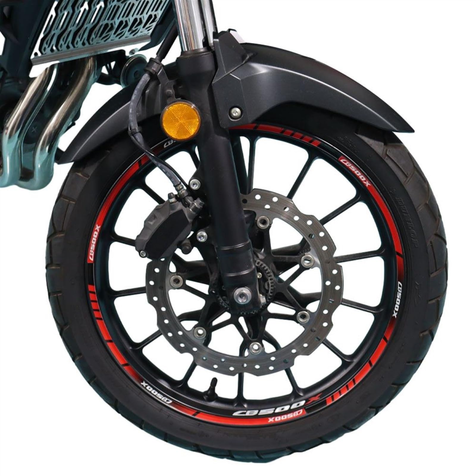 Frynuzb A5 Applique For Cb500x Cb 500X Cb500 X Full Set Decorative Motorcycle Wheel Stickers Reflective Motor Bike Waterproof Rim Decals(A5)