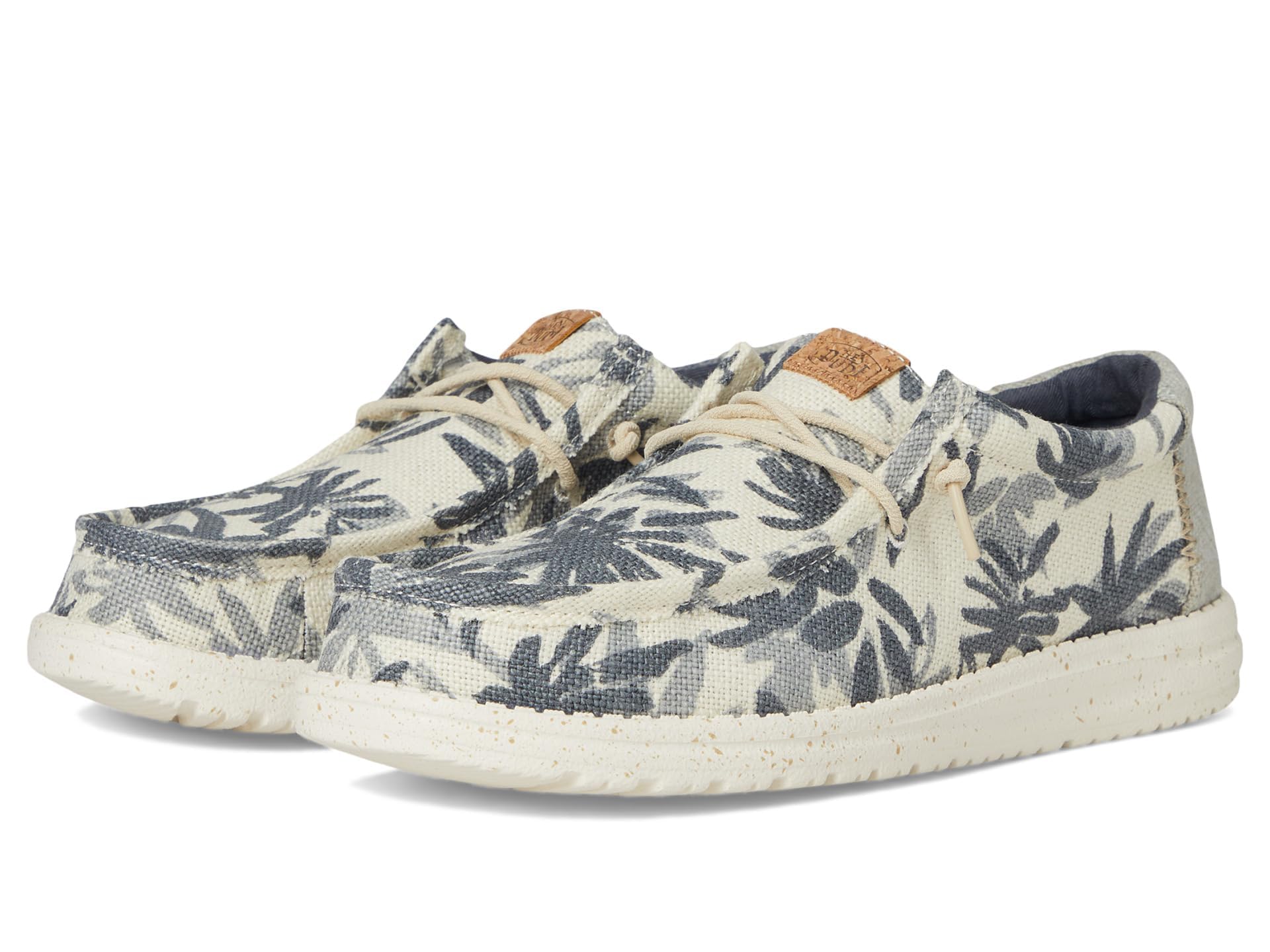 HEYDUDE Pantofole Wally Palm Jute Verdi
