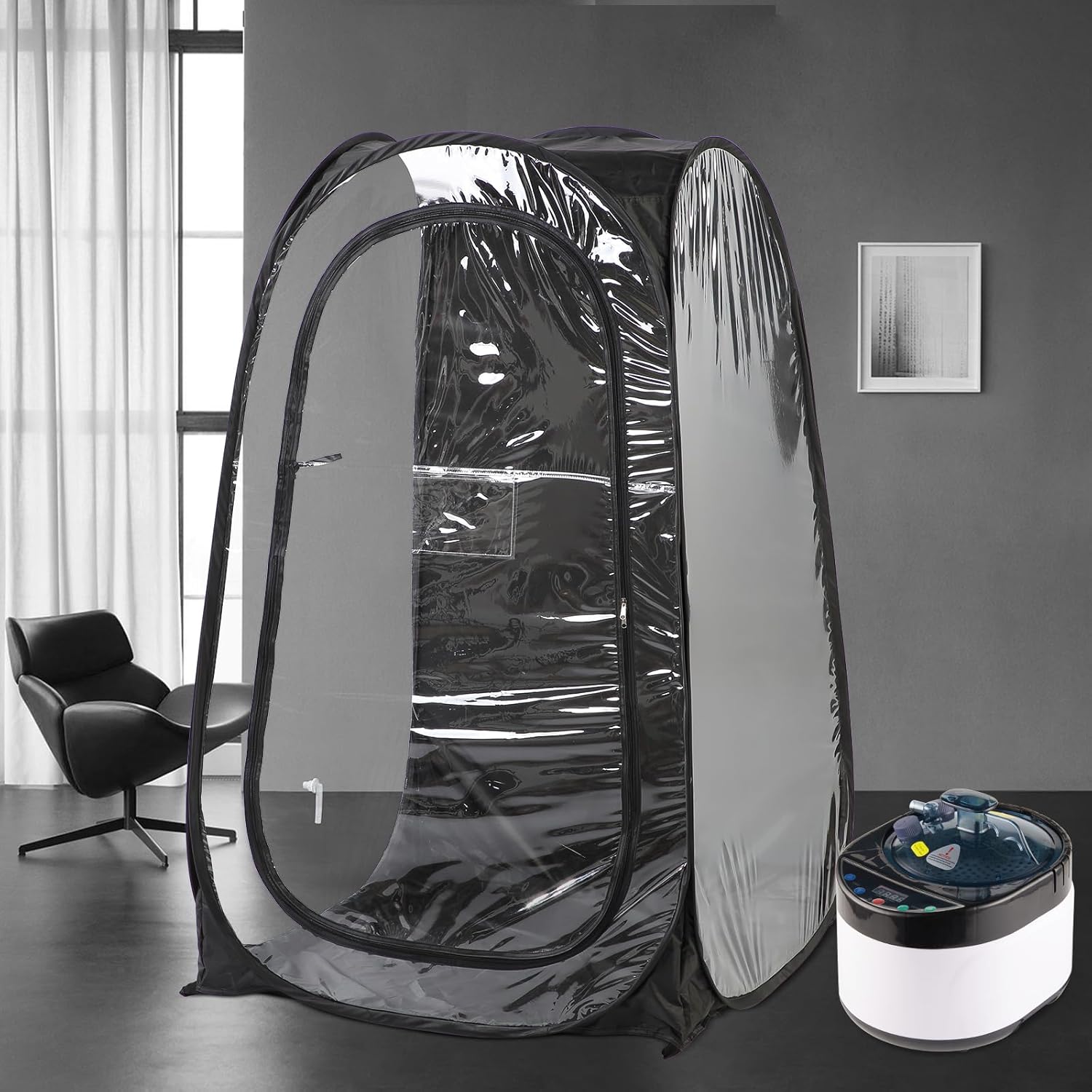 iDOTODO Full Size Home Sauna Tent, Portable Steam Sauna