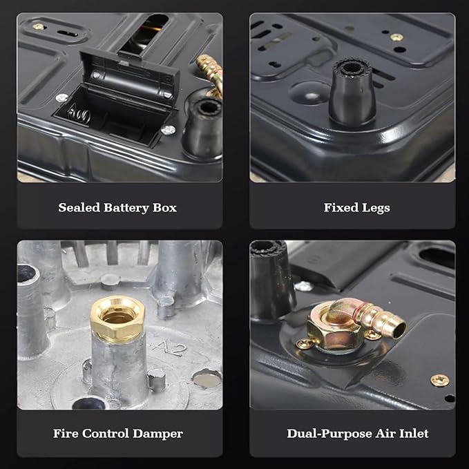 Estufa de Gas 1 Quemador, 5.2KW, Portátil, con Protección de Apagado de Llama miniatura 6