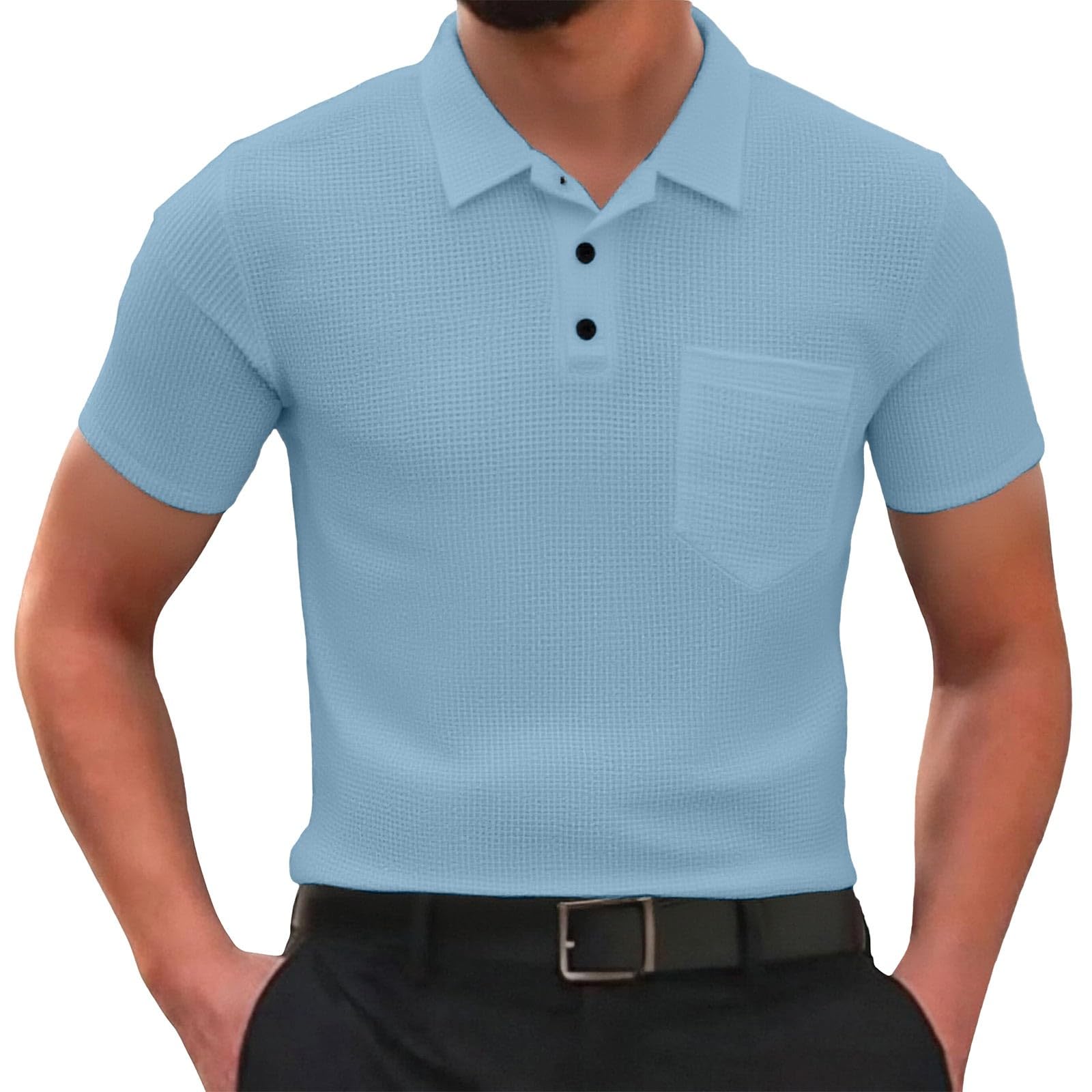 Chemise en soie glacée pour homme chic et légère d'été