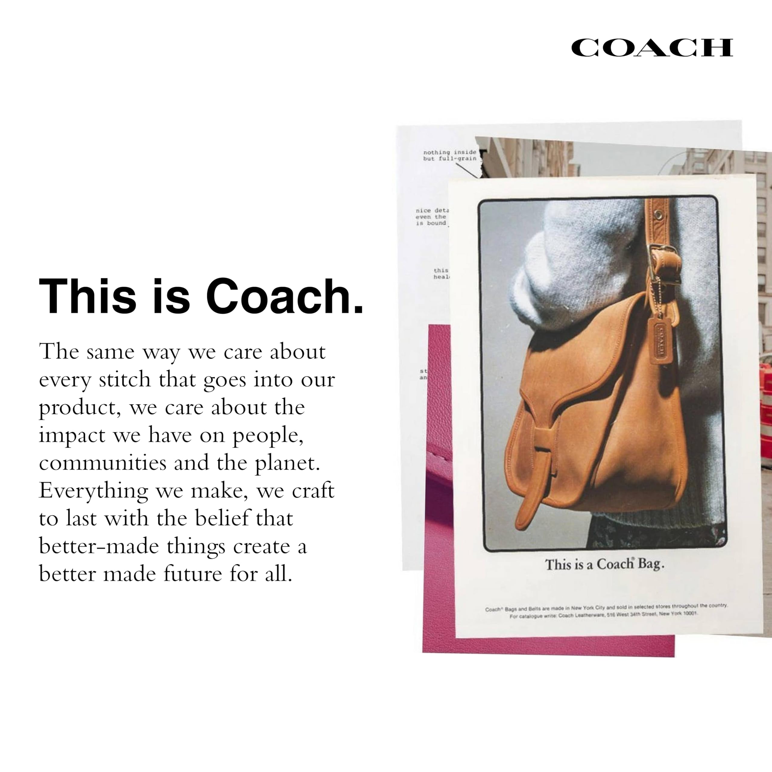 COACH Claire Leather Skimmer product thumbnail 6